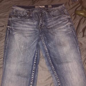 Mens buckle jake jeans 33r straight leg